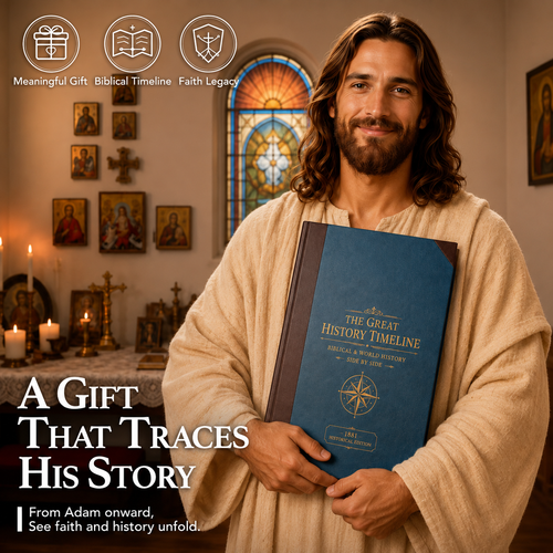 📜A 6,000-Year Biblical & World History Learning Tool For Your Family-23-Foot Biblical & World History Fold-Out