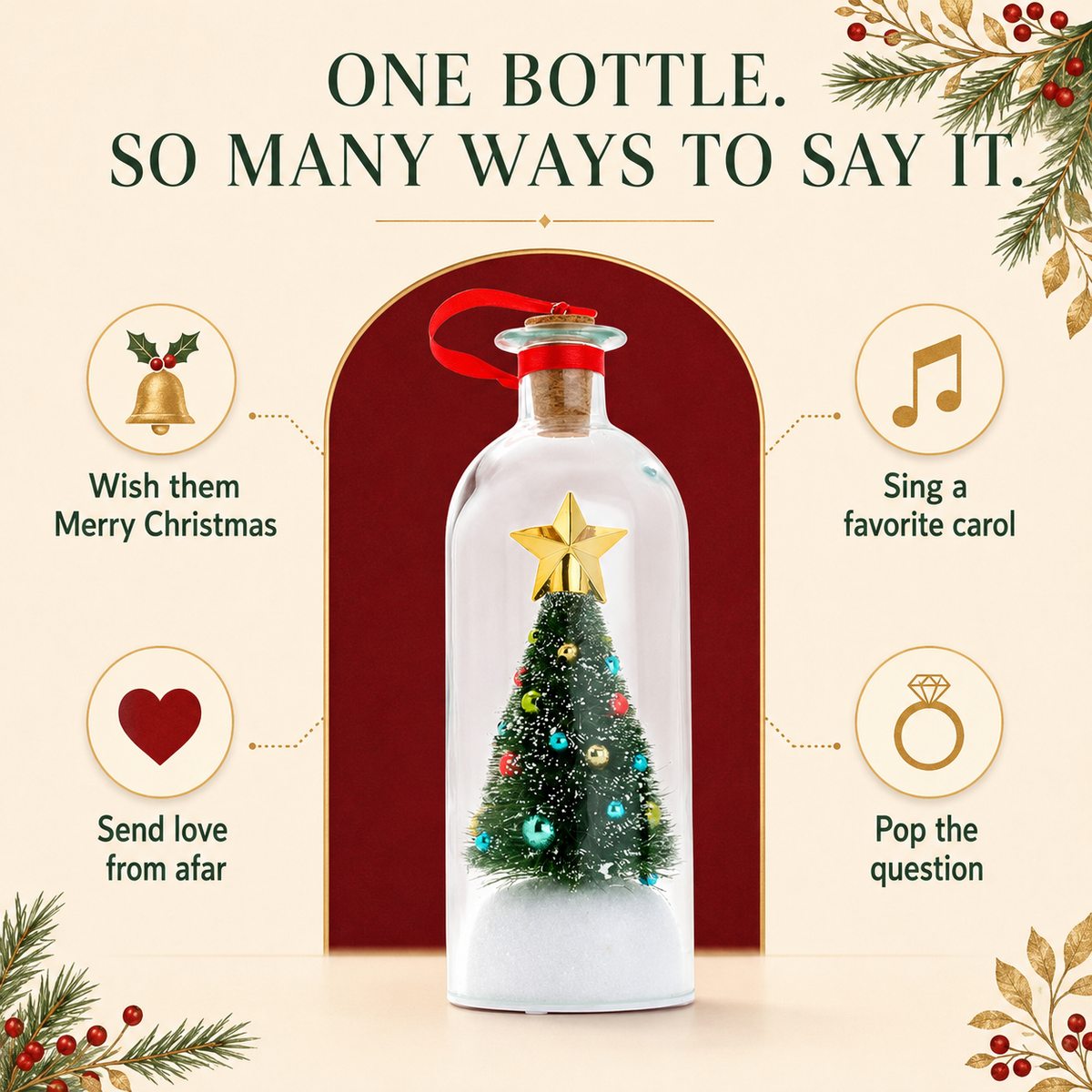 Zyrelise™ Record-a-Message Christmas Tree