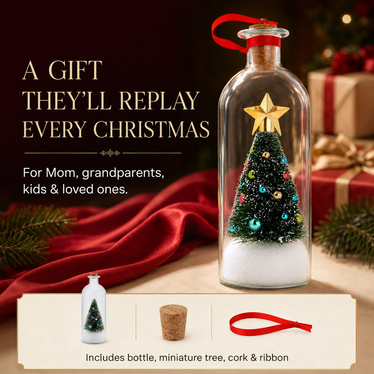 Zyrelise™ Record-a-Message Christmas Tree