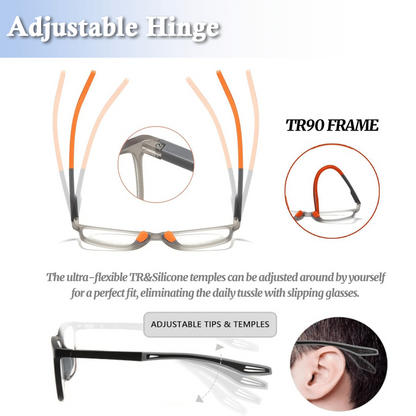 TopSpire™ Adaptive Multifocal Reading Glasses – See Near & Far Without Switching