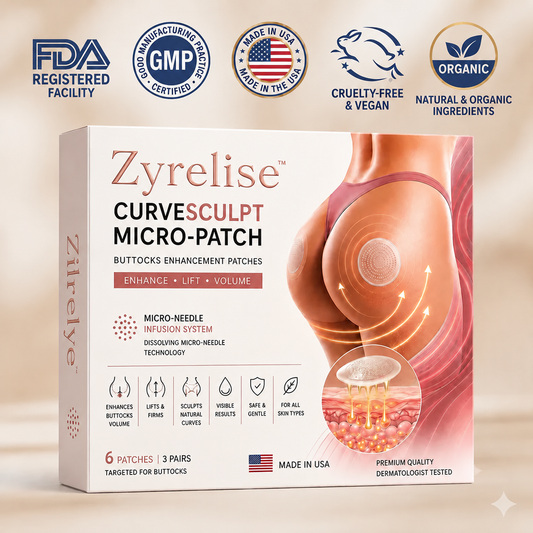 Zyrelise™ CurveSculpt Micro-Patch ✦ Sculpt • Firm • Smooth Lower Body Curves ✦ Micro-Needle Infusion System