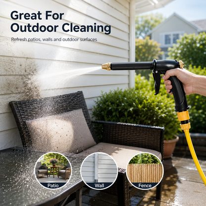 🔥55% OFF TODAY💦Powerful Turbo High-Pressure Water Cannon PremiumWater Gun for Cars & Gardens