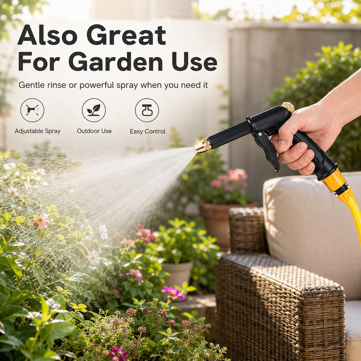 🔥55% OFF TODAY💦Powerful Turbo High-Pressure Water Cannon PremiumWater Gun for Cars & Gardens