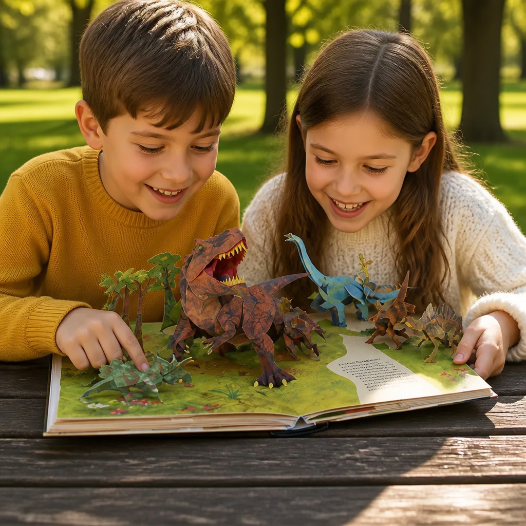 3D Dinosaur Pop-Up Book – Bring Prehistoric Giants to Life & Make Learning Fun